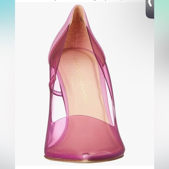 Chinese Laundry Women's Darling Vinyl Pump Shoe Heels Purple Sz 7.5 New - Picture 5 of 13